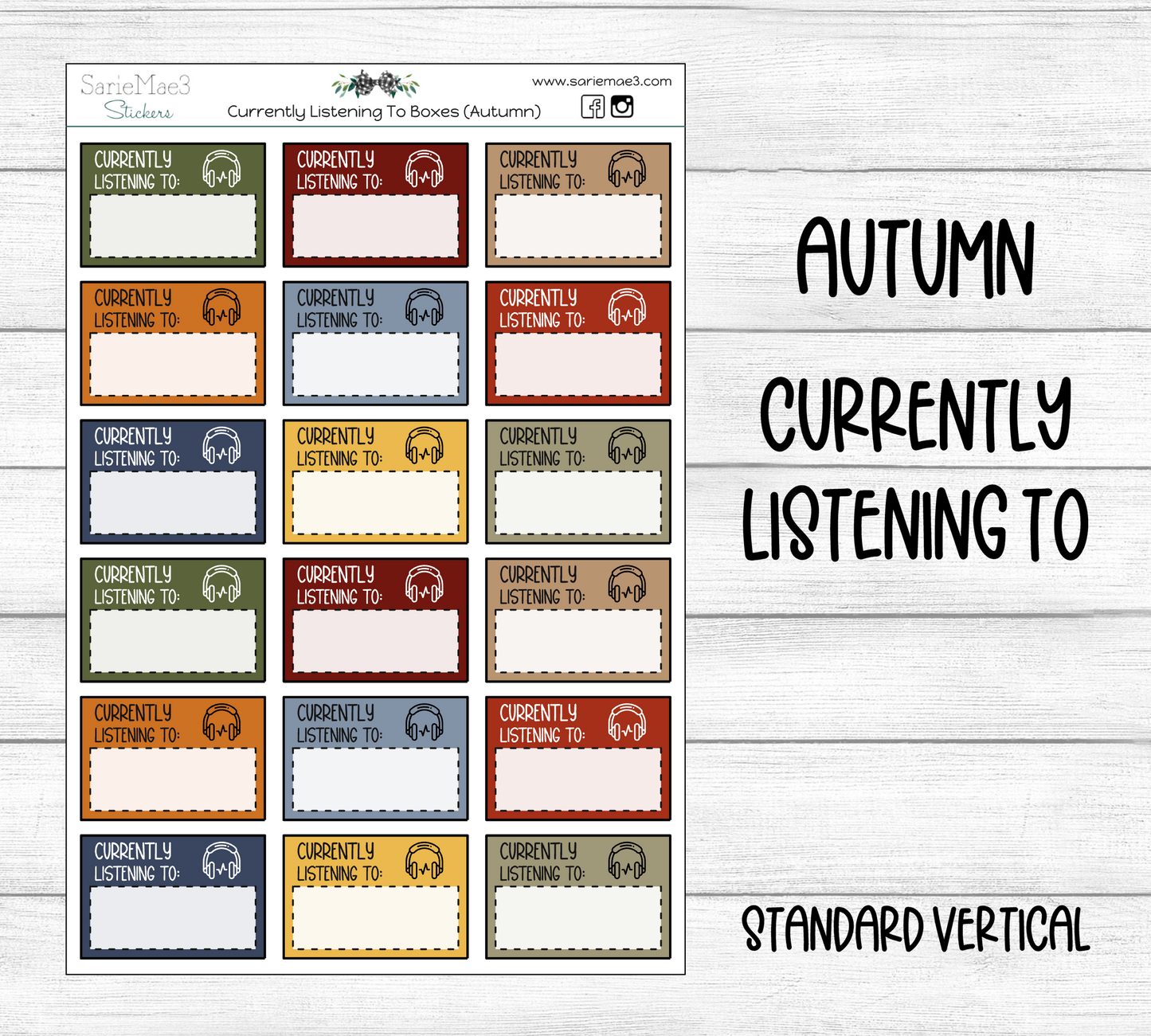 Currently Listening To Boxes (Autumn)
