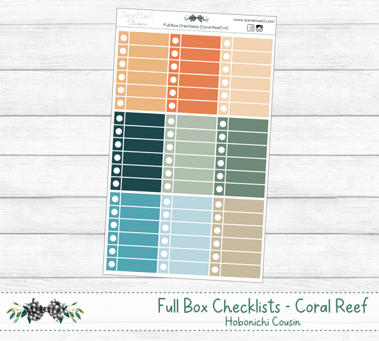 Full Box Checklists (Coral Reef) Hobo Cousin