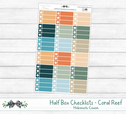 Half Box Checklists (Coral Reef) Hobo Cousin