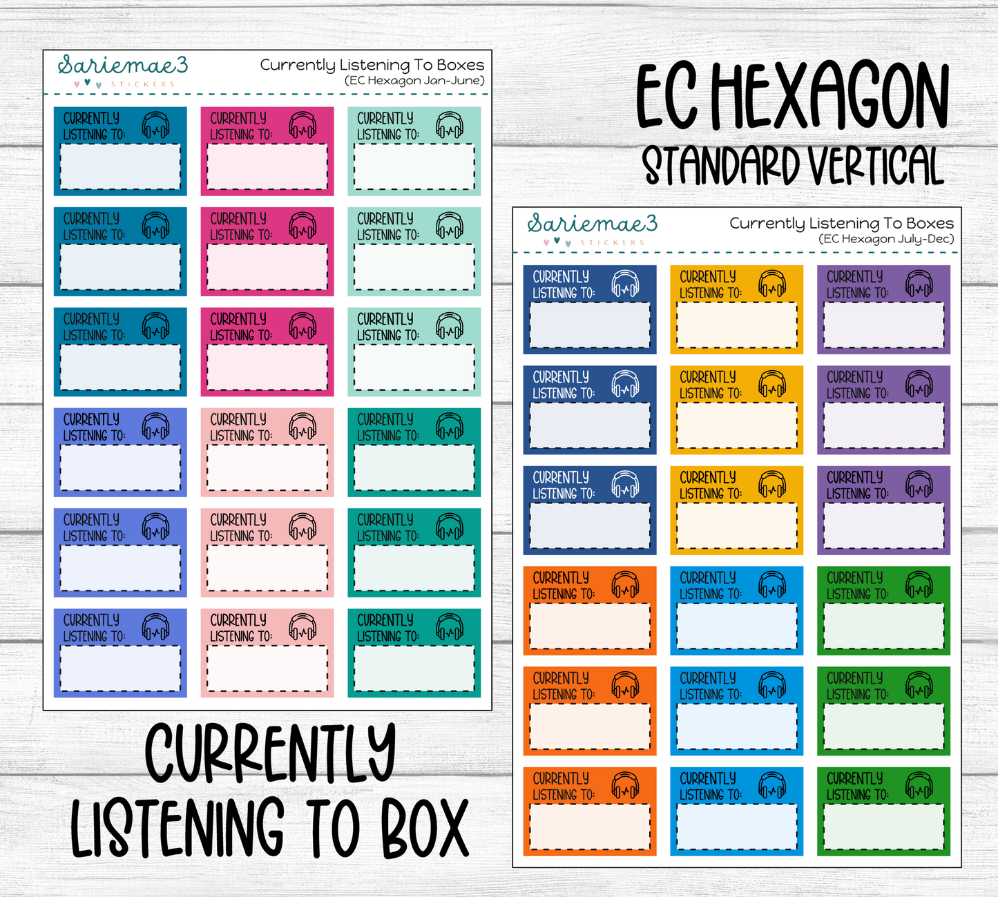 Currently Listening To Boxes (EC Hexagon)