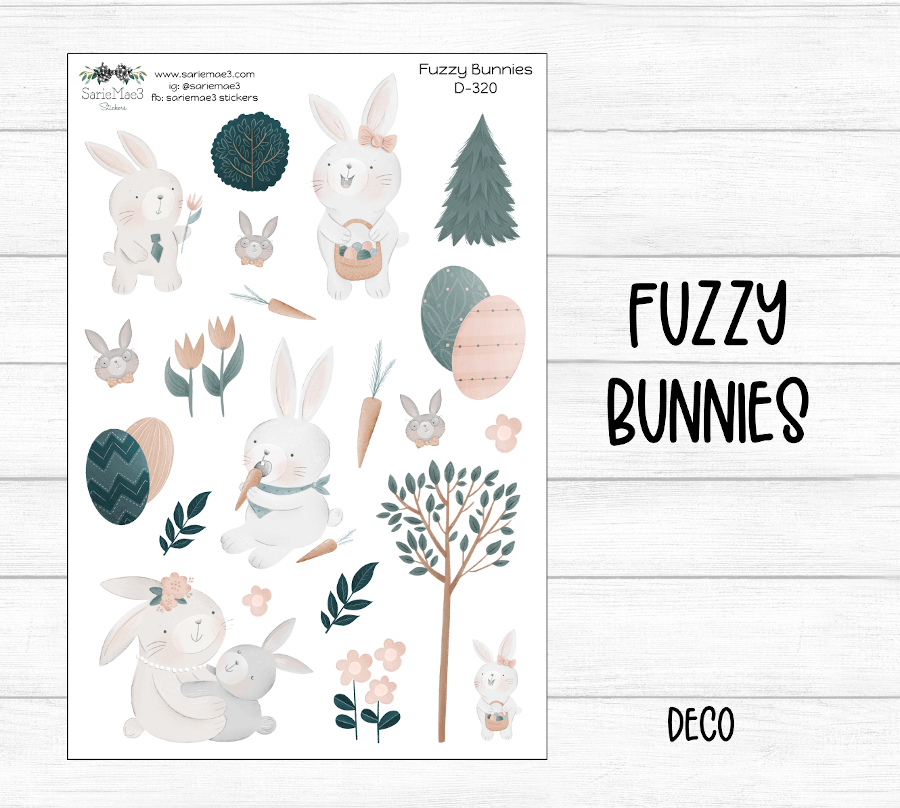 Fuzzy Bunnies Deco (Kit 320)