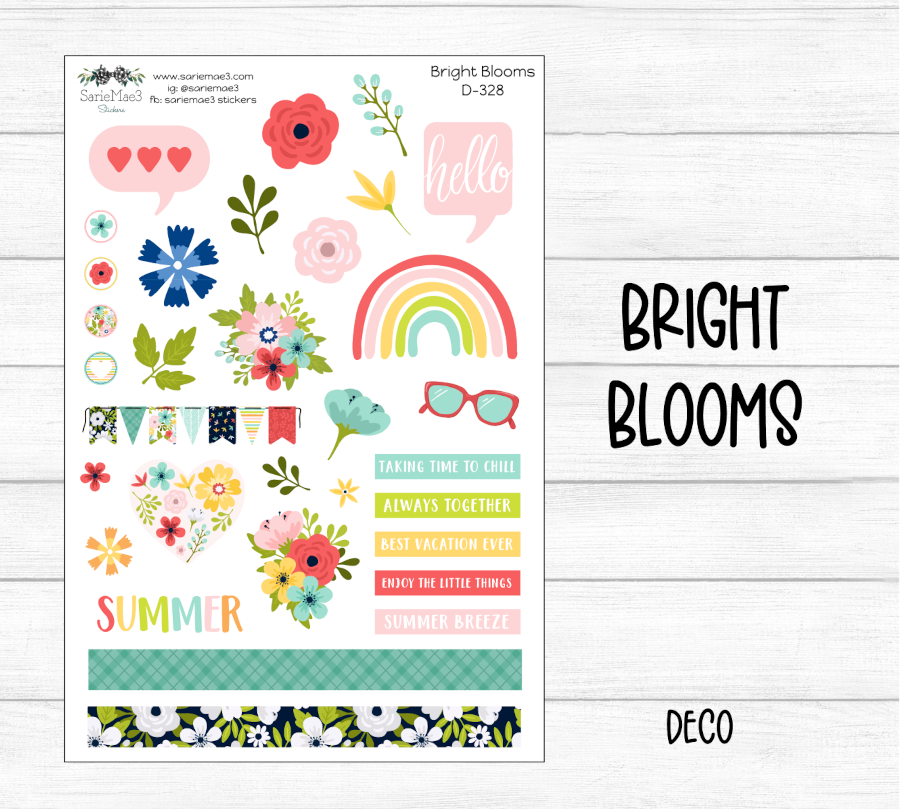 Bright Blooms Deco (Kit 328)