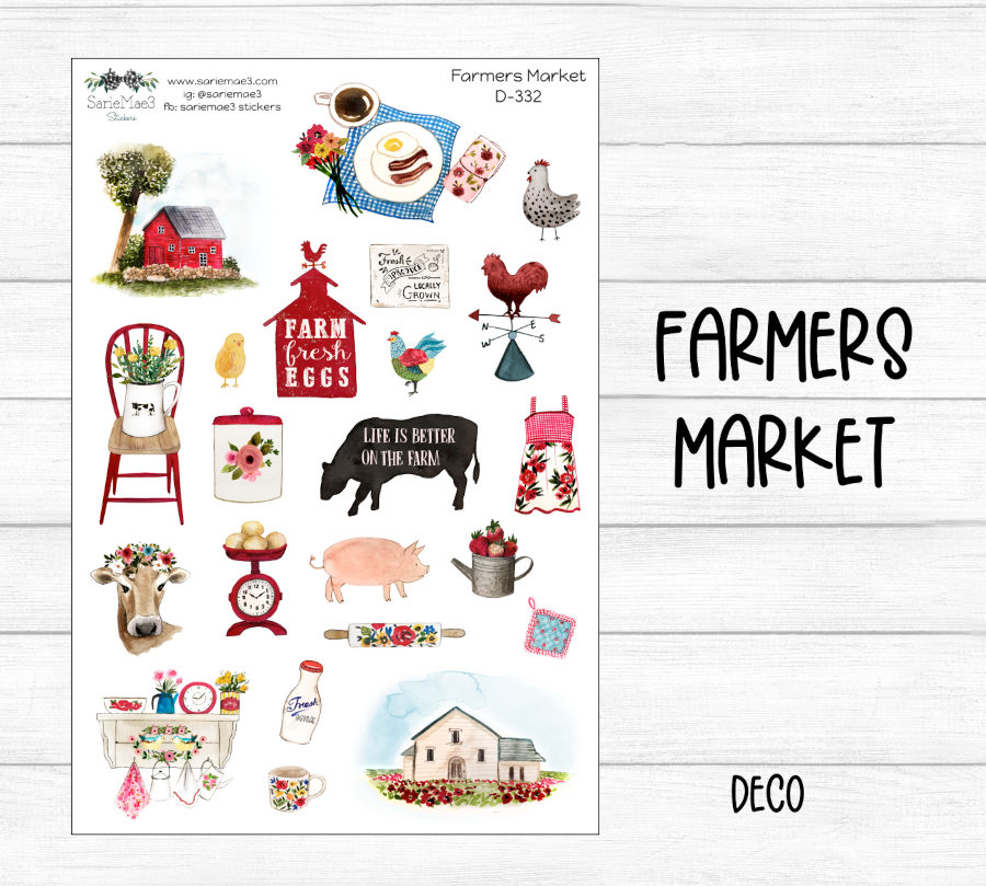 Farmers Market Deco (Kit 332)