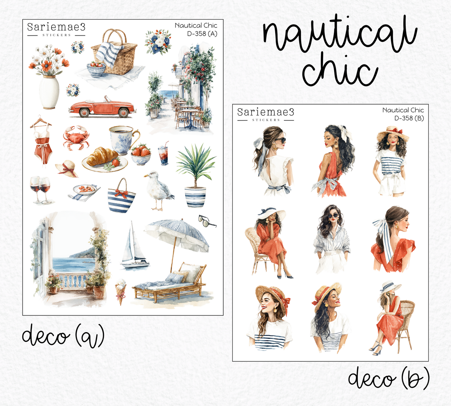 Nautical Chic Deco (Kit 358)