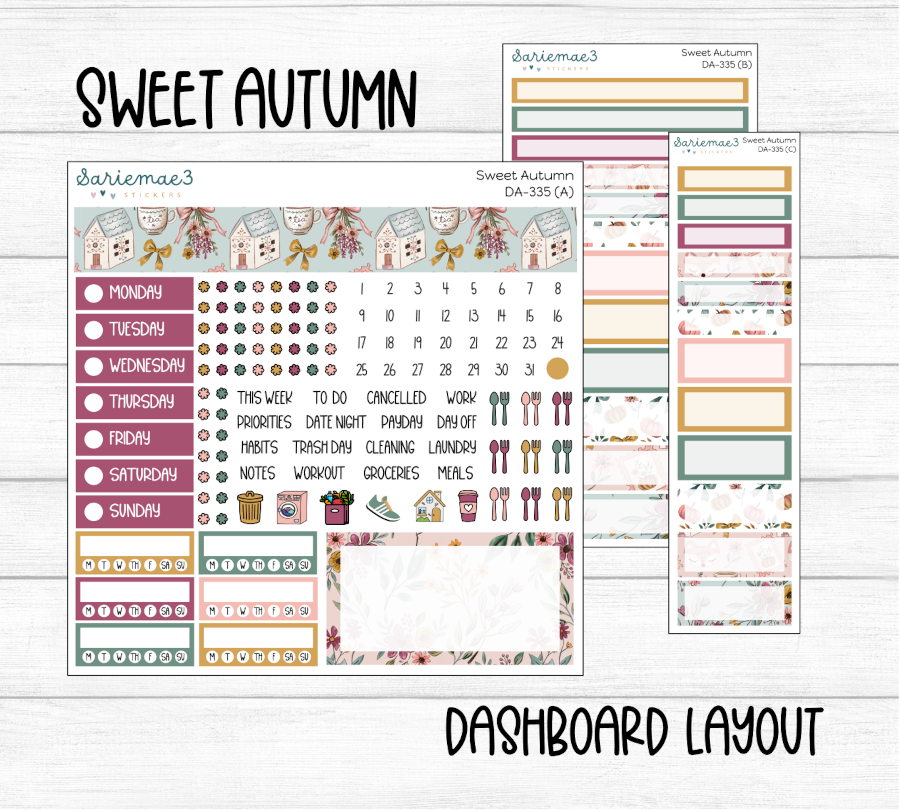 Dashboard Layout Kit, Sweet Autumn, DA-335