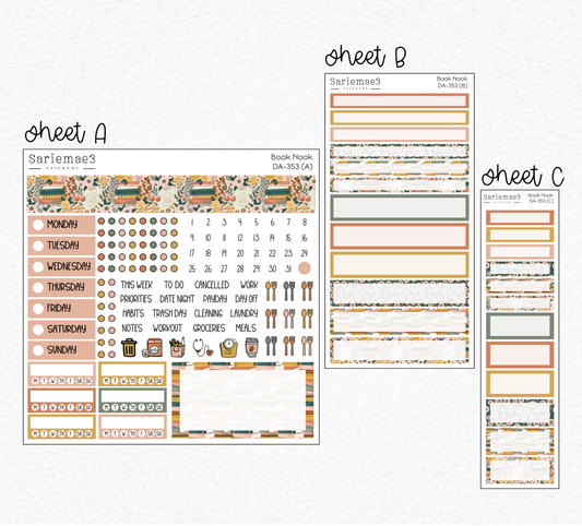 Dashboard Layout Kit, Book Nook, DA-353