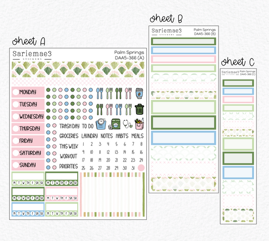 Dashboard Layout Kit (A5), Palm Springs, DAA5-366