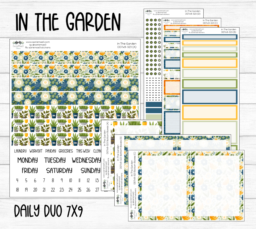 Daily Duo Kit (7x9), In The Garden, DD-323