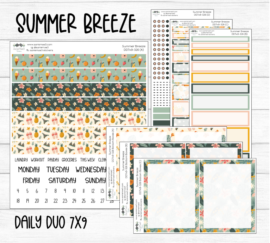Daily Duo Kit (7x9), Summer Breeze, DD-326