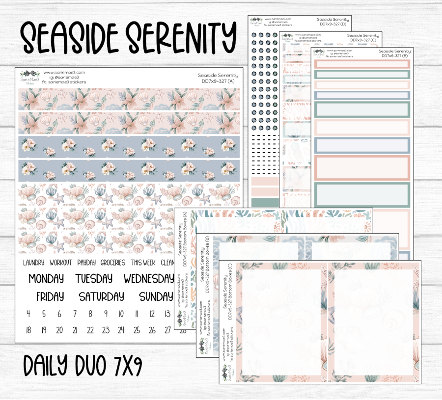 Daily Duo Kit (7x9), Seaside Serenity, DD-327