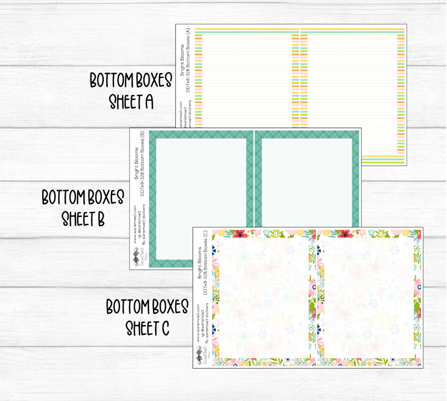 Daily Duo Kit (7x9), Bright Blooms, DD-328