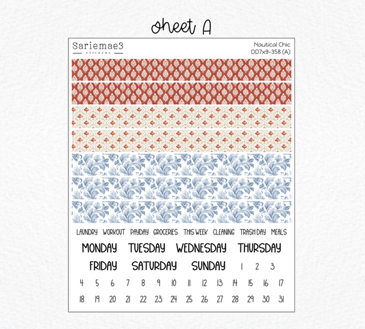 Daily Duo Kit (7x9), Nautical Chic, DD-358