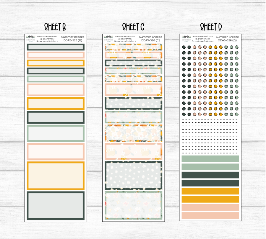 Daily Duo Kit (A5), Summer Breeze, DDA5-326