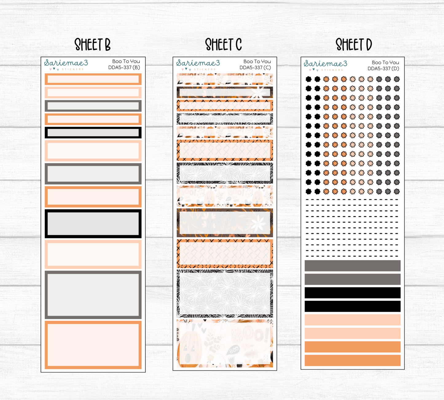 Daily Duo Kit (A5), Boo To You, DDA5-337