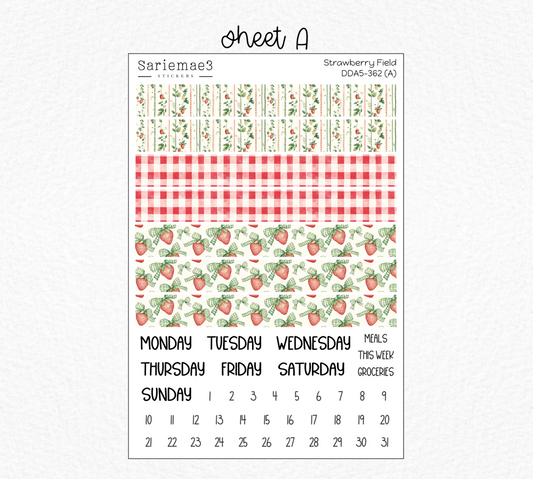 Daily Duo Kit (A5), Strawberry Field, DDA5-362