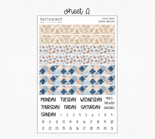 Daily Duo Kit (A5), Java Jean, DDA5-364