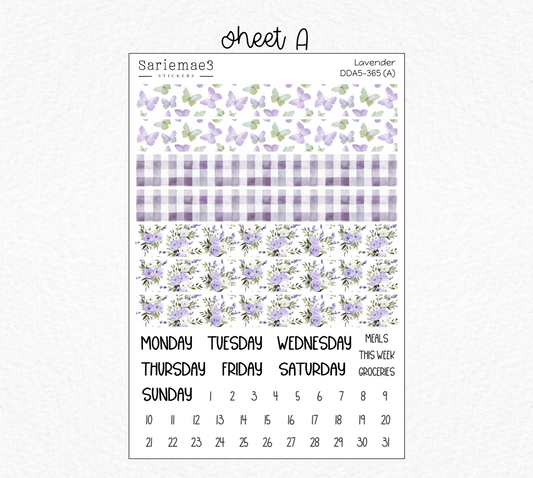 Daily Duo Kit (A5), Lavender, DDA5-365