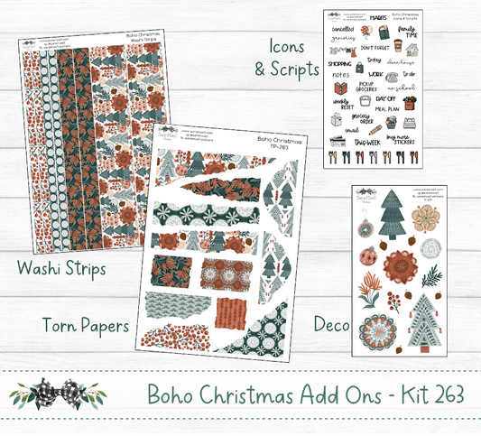 Weekly Kit Add Ons, Boho Christmas, Kit 263