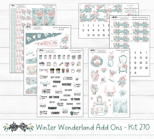 Weekly Kit Add Ons, Winter Wonderland, Kit 270