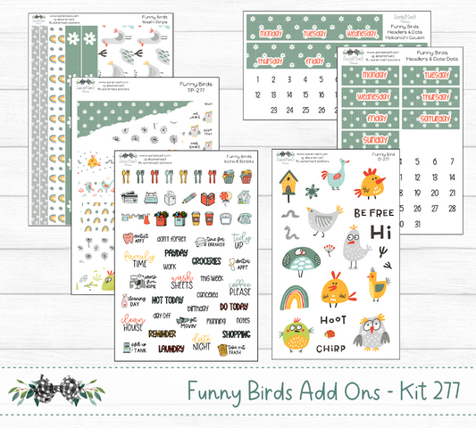Weekly Kit Add Ons, Funny Birds, Kit 277