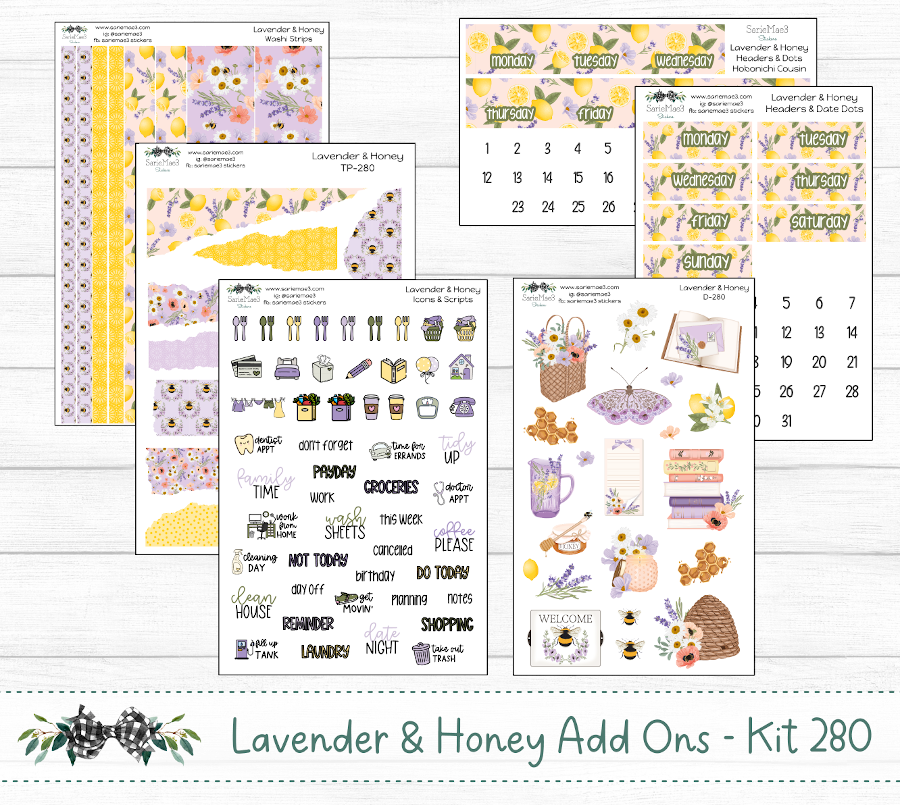 Journaling Kit, Lavender & Honey, J-280