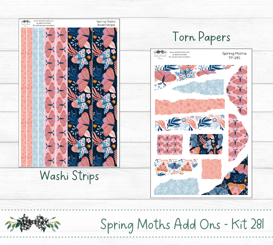 Weekly Kit Add Ons, Spring Moths, Kit 281