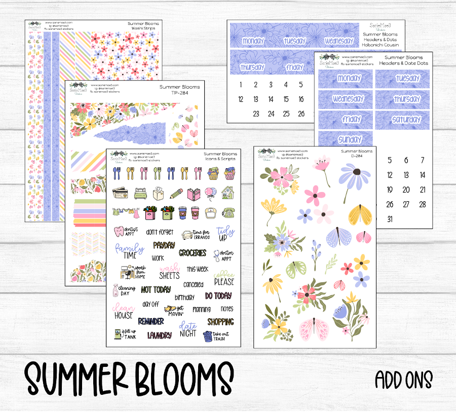 Hobonichi Weeks Kit, Summer Blooms, HW-284