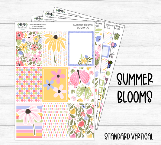 Vertical Weekly Kit, Summer Blooms, V-284
