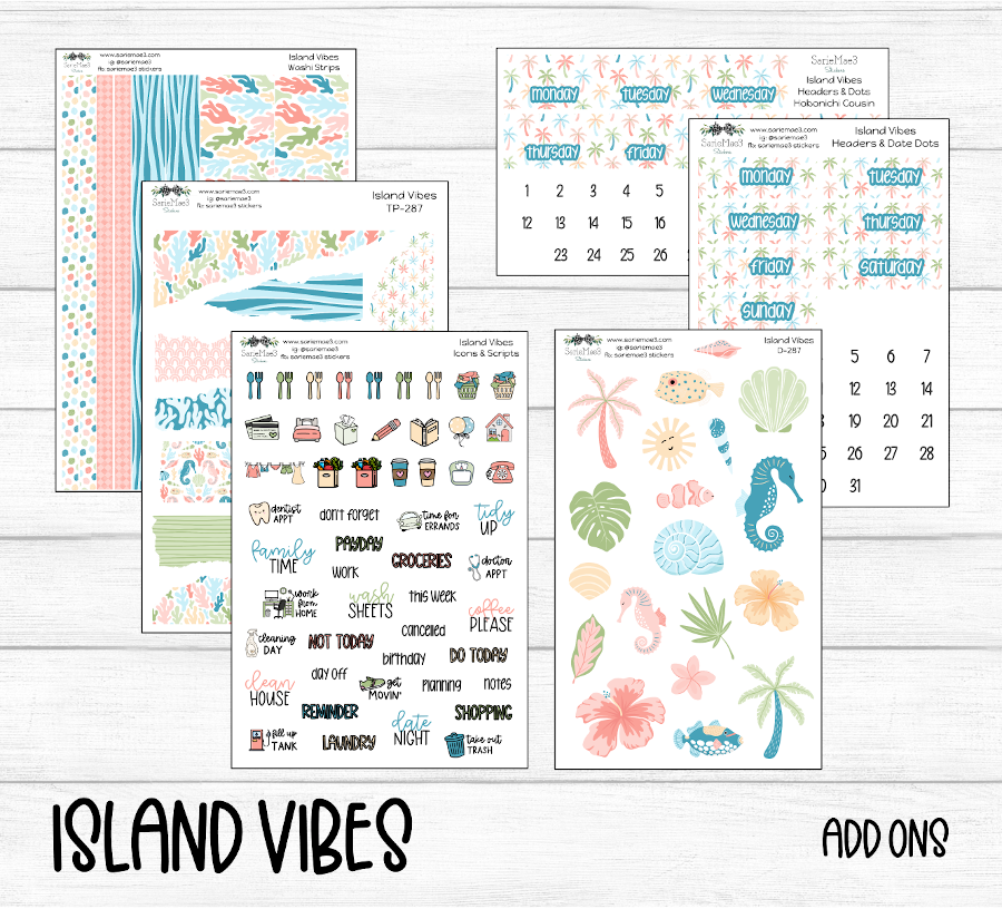 Hobonichi Weeks Kit, Island Vibes, HW-287
