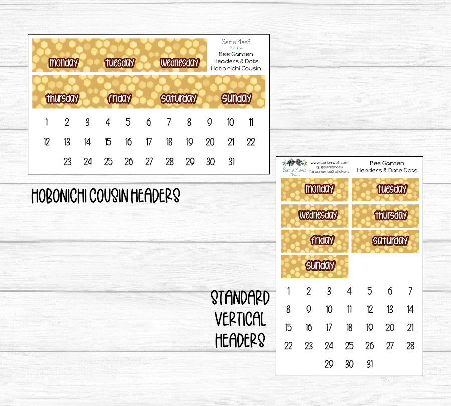 Weekly Kit Add Ons, Bee Garden, Kit 302