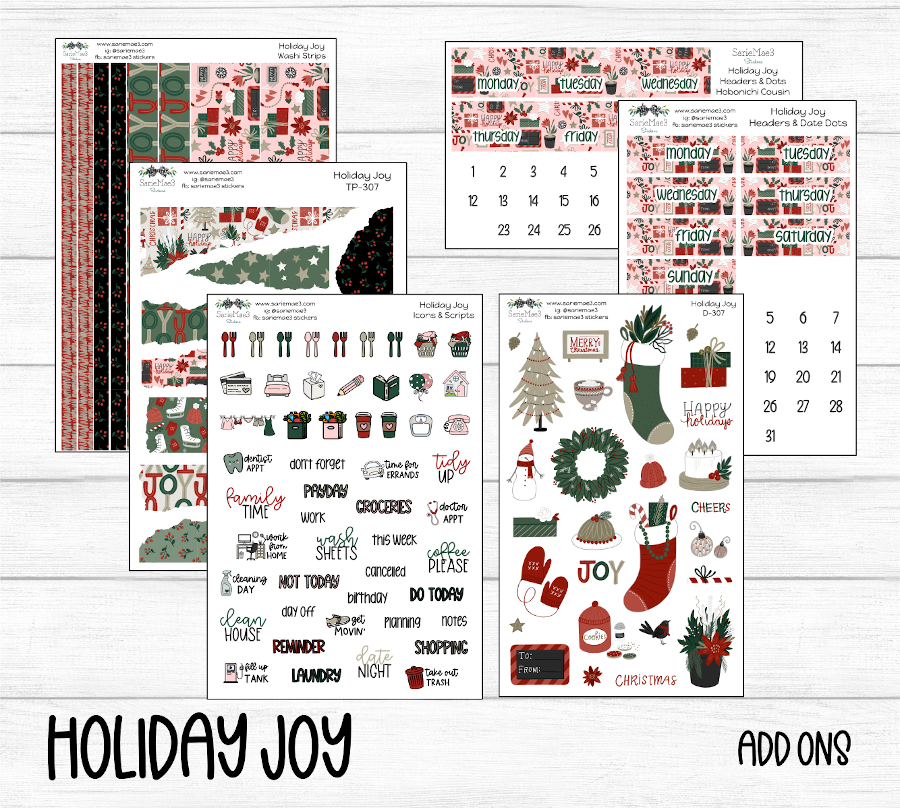 Hobonichi Cousin Kit, Holiday Joy, HCW-307