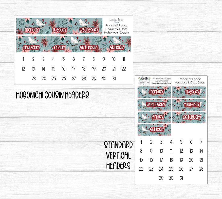 Weekly Kit Add Ons, Prince of Peace, Kit 308