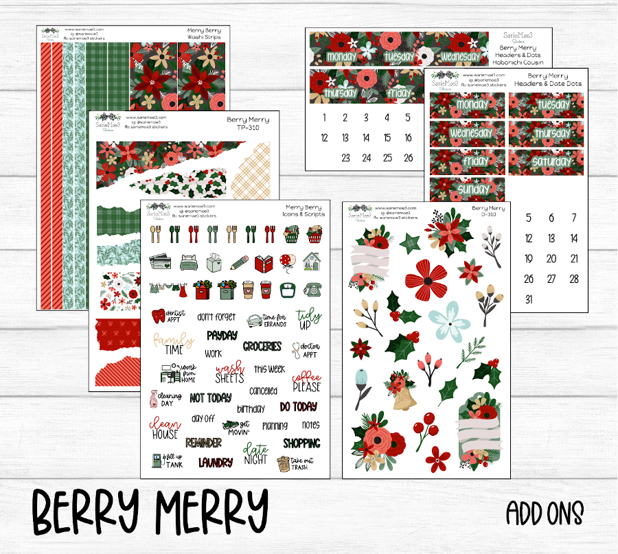 Journaling Kit, Berry Merry, J-310