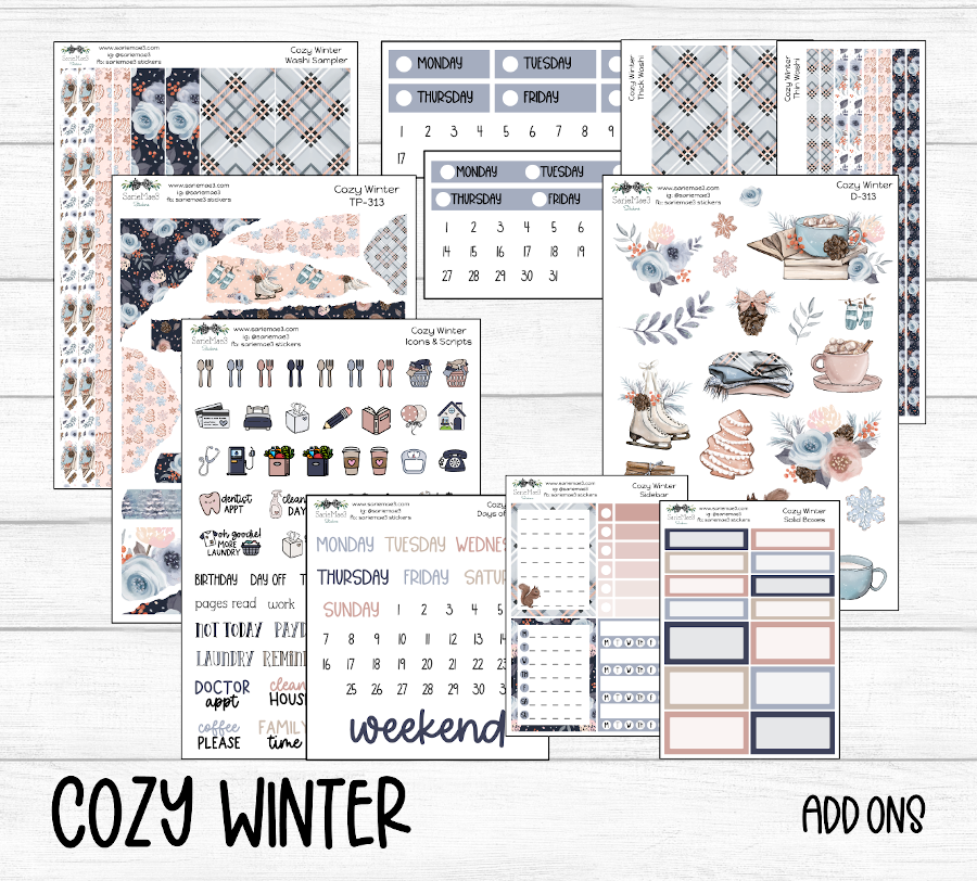 Hobonichi Cousin Kit, Cozy Winter, HCW-313