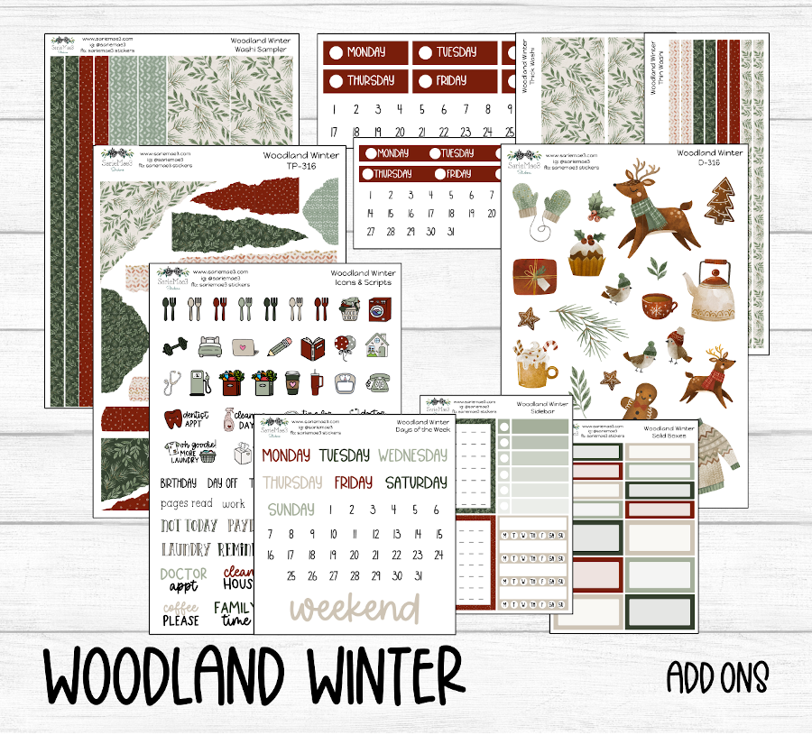 Journaling Kit, Woodland Winter, J-316