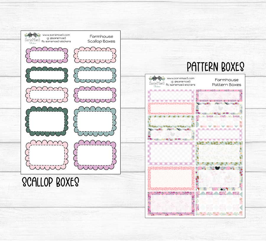 Weekly Kit Add Ons, Farmhouse, Kit 322