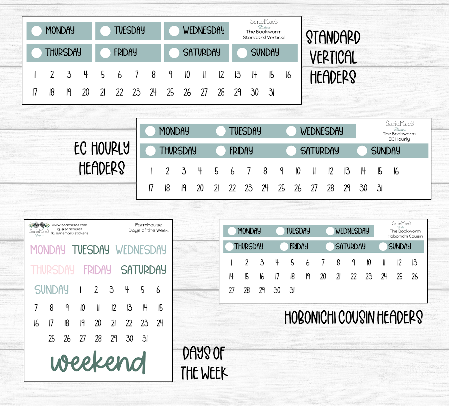 Weekly Kit Add Ons, Farmhouse, Kit 322