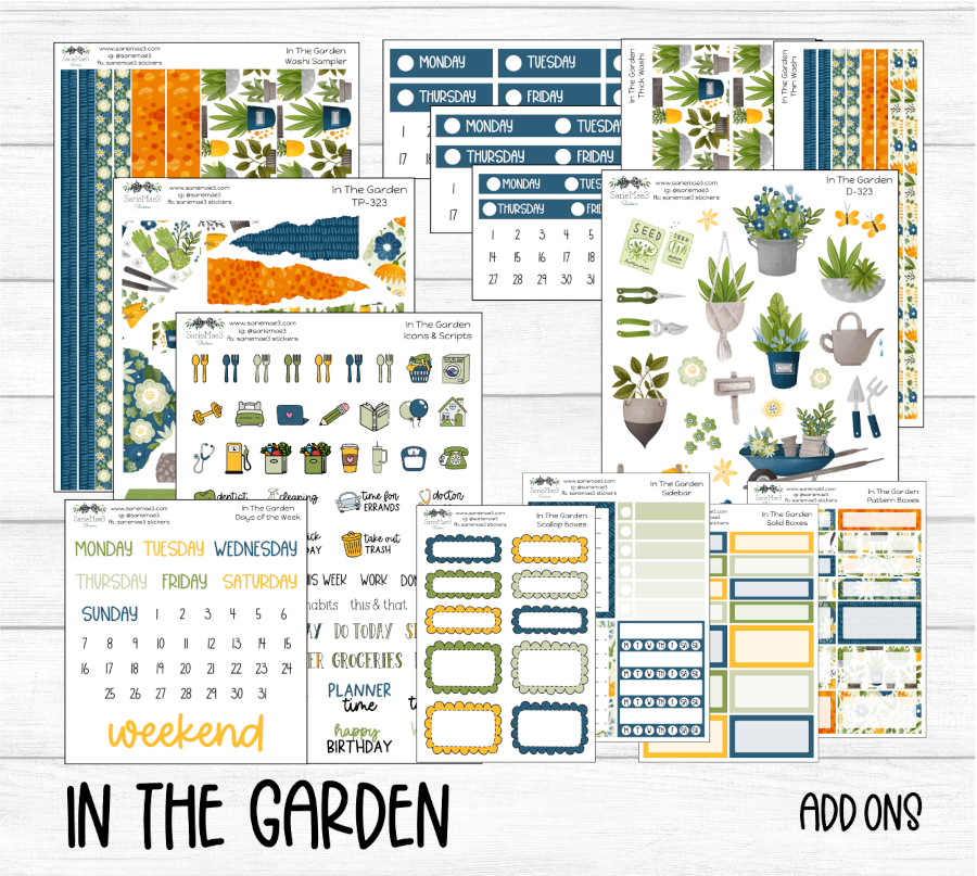 Hobonichi Cousin Kit, In The Garden, HCW-323