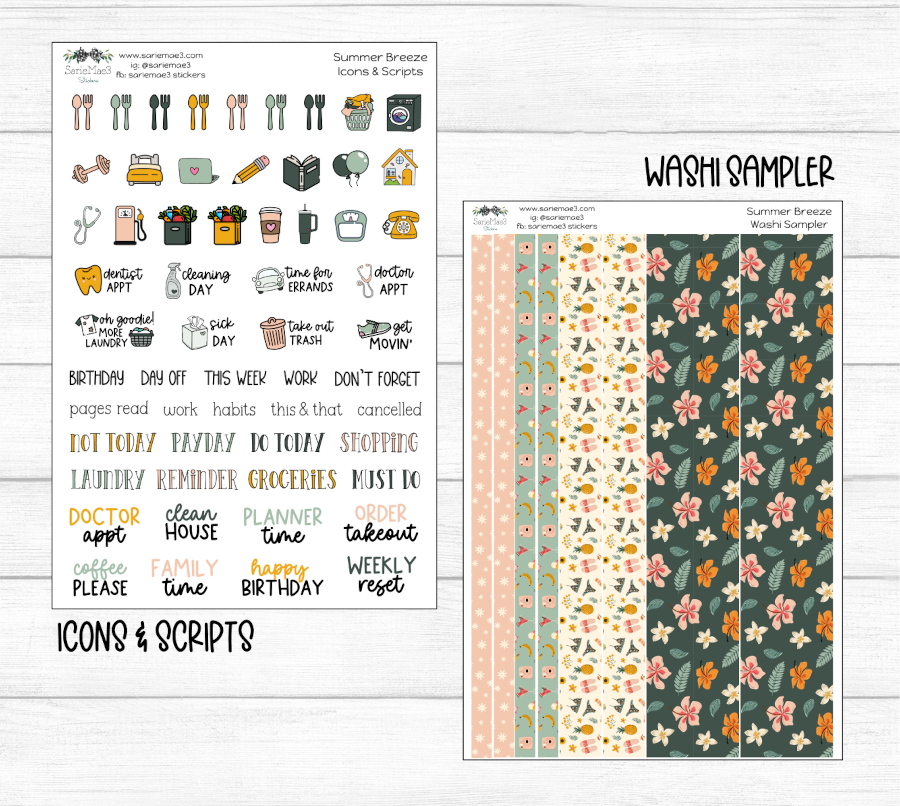 Weekly Kit Add Ons, Summer Breeze, Kit 326