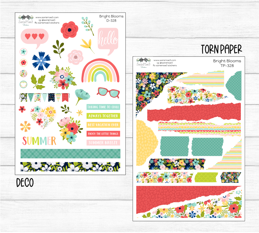 Weekly Kit Add Ons, Bright Blooms, Kit 328