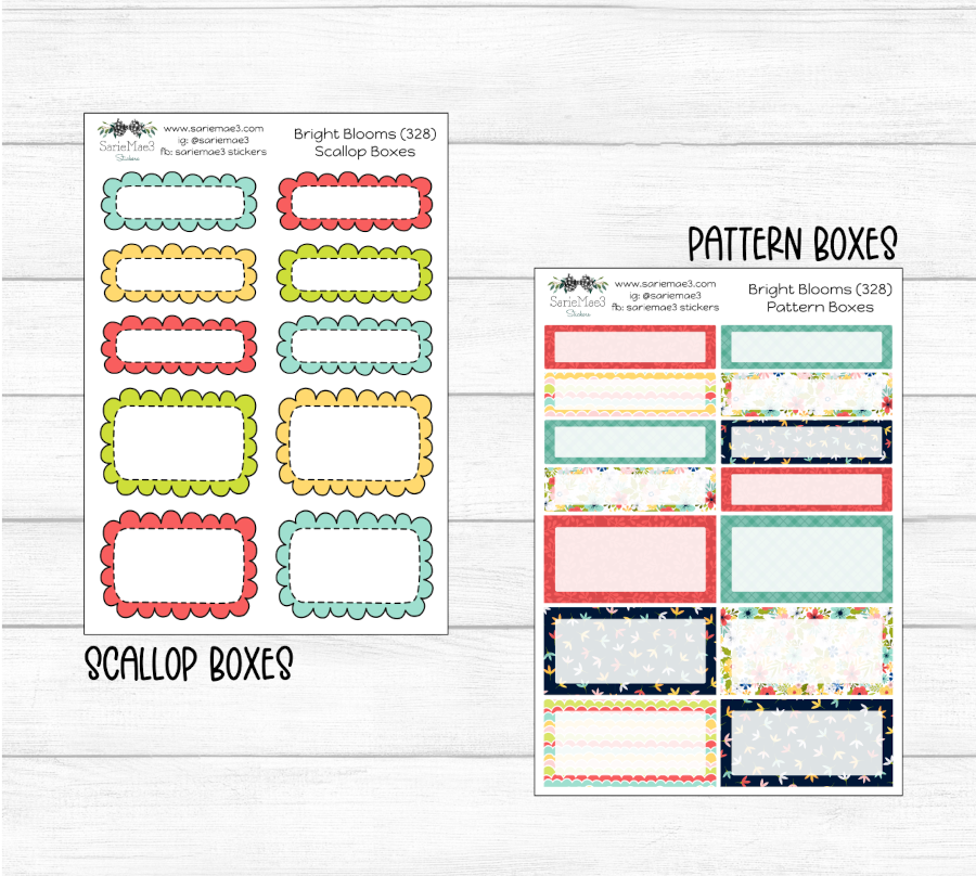 Weekly Kit Add Ons, Bright Blooms, Kit 328