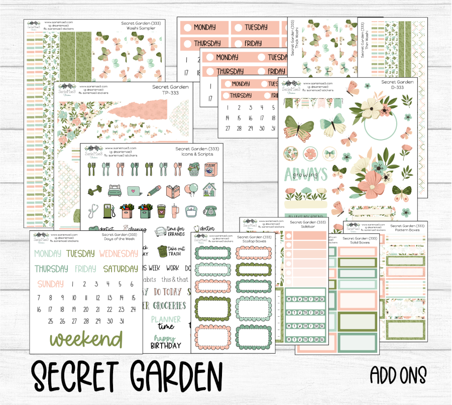 Mini Kit, Secret Garden, MK-333