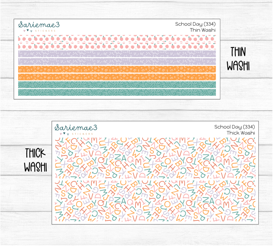 Weekly Kit Add Ons, School Day, Kit 334