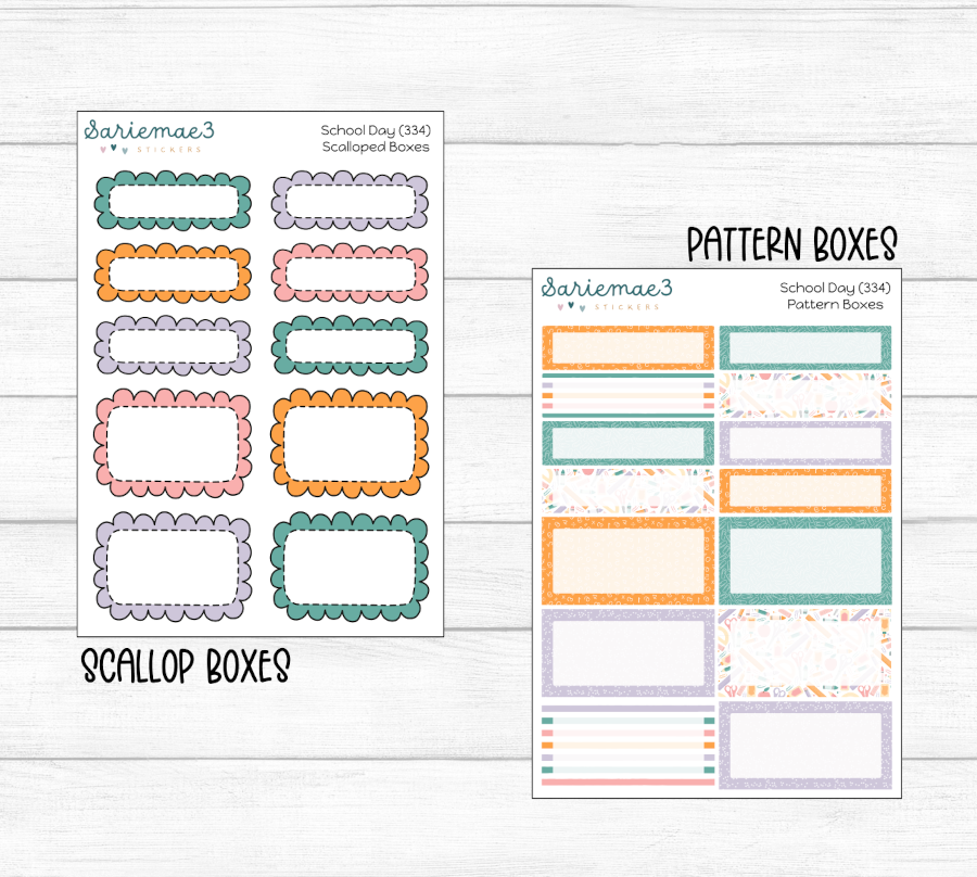 Weekly Kit Add Ons, School Day, Kit 334