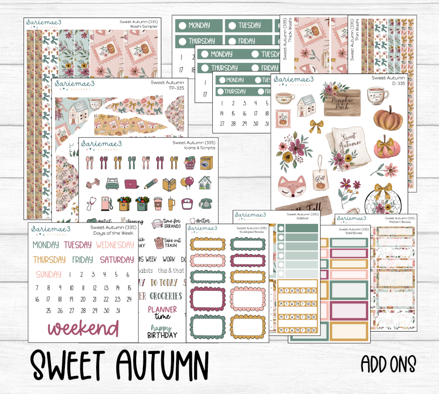 Journaling Kit, Sweet Autumn, J-335
