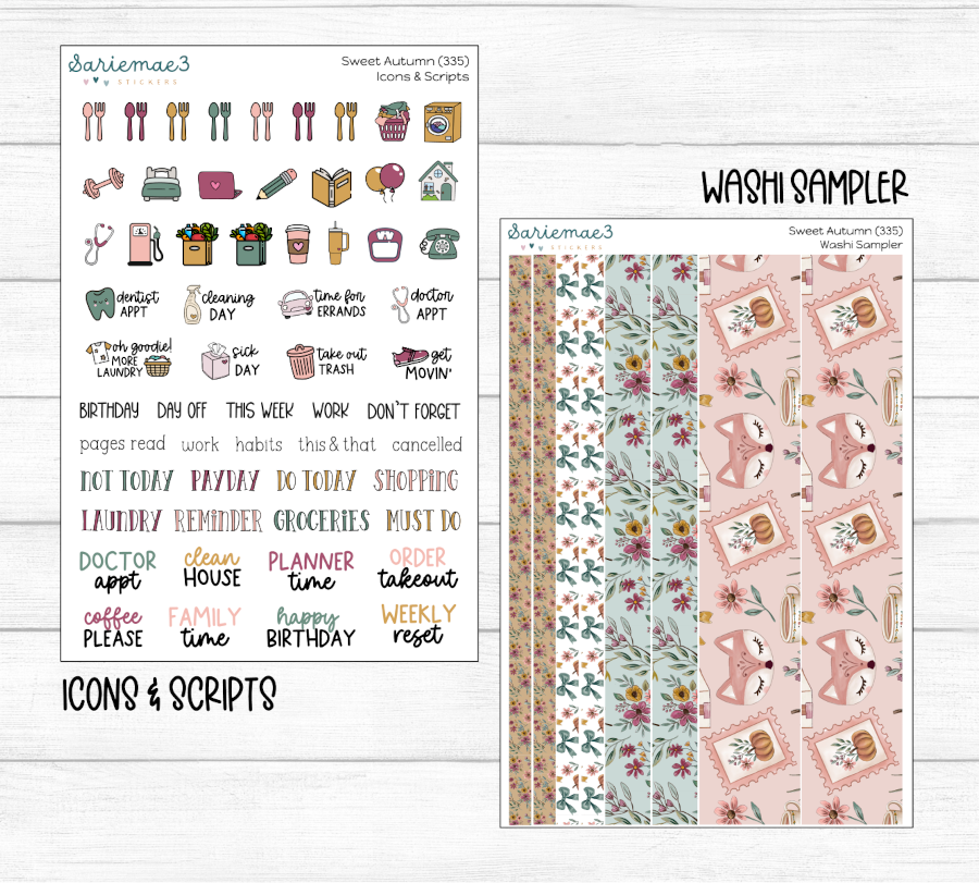 Weekly Kit Add Ons, Sweet Autumn, Kit 335