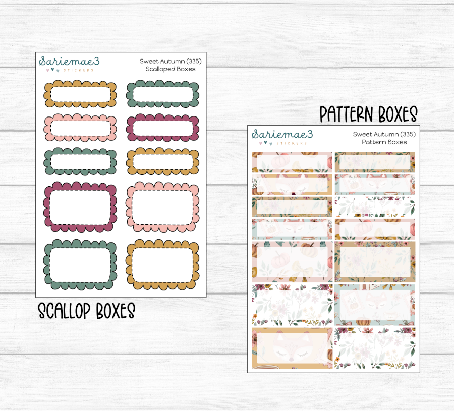 Weekly Kit Add Ons, Sweet Autumn, Kit 335