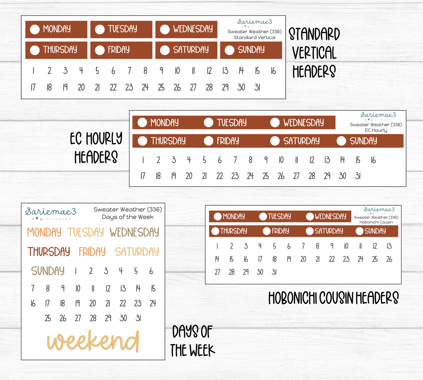Weekly Kit Add Ons, Sweater Weather, Kit 336