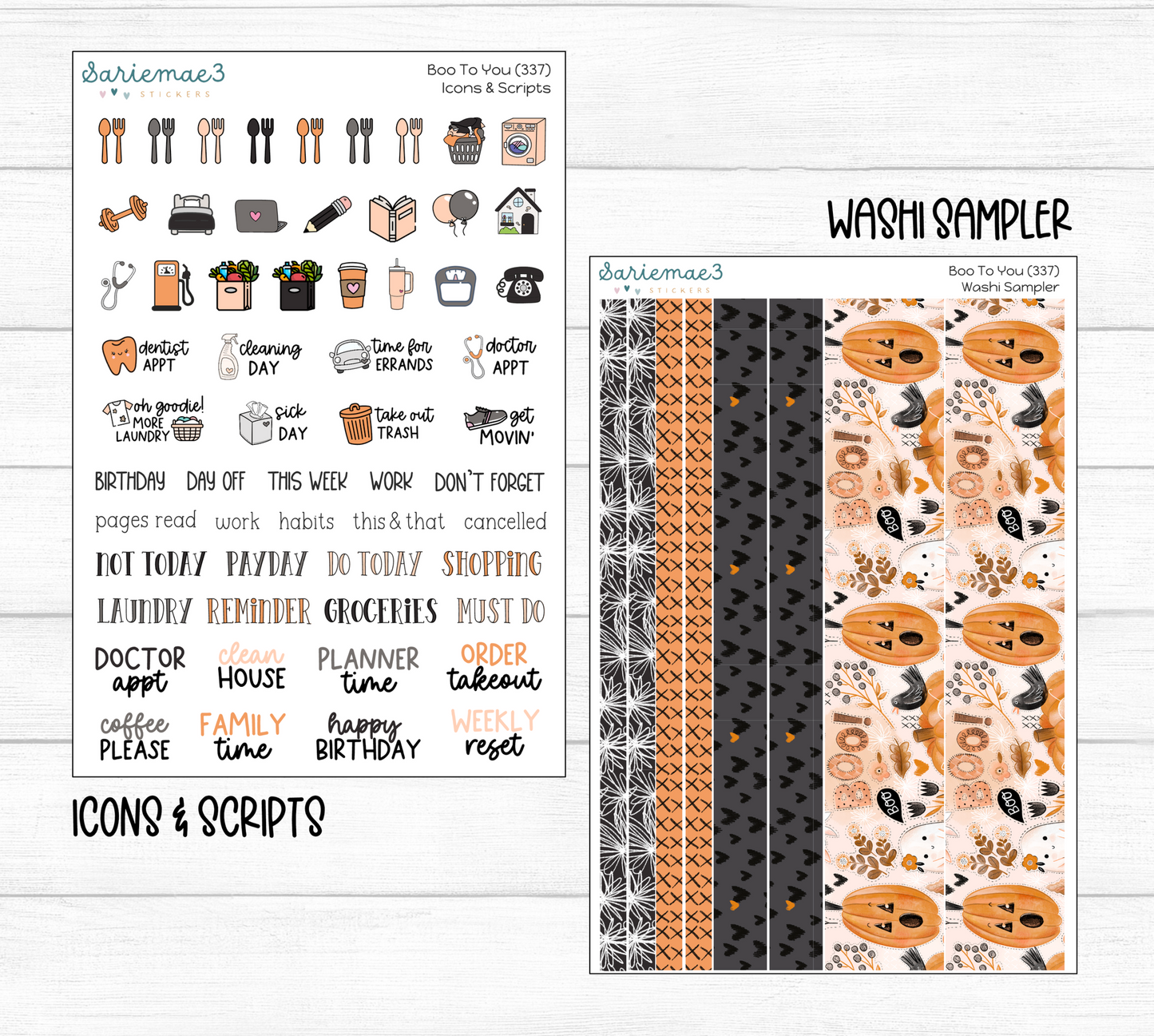 Weekly Kit Add Ons, Boo To You, Kit 337