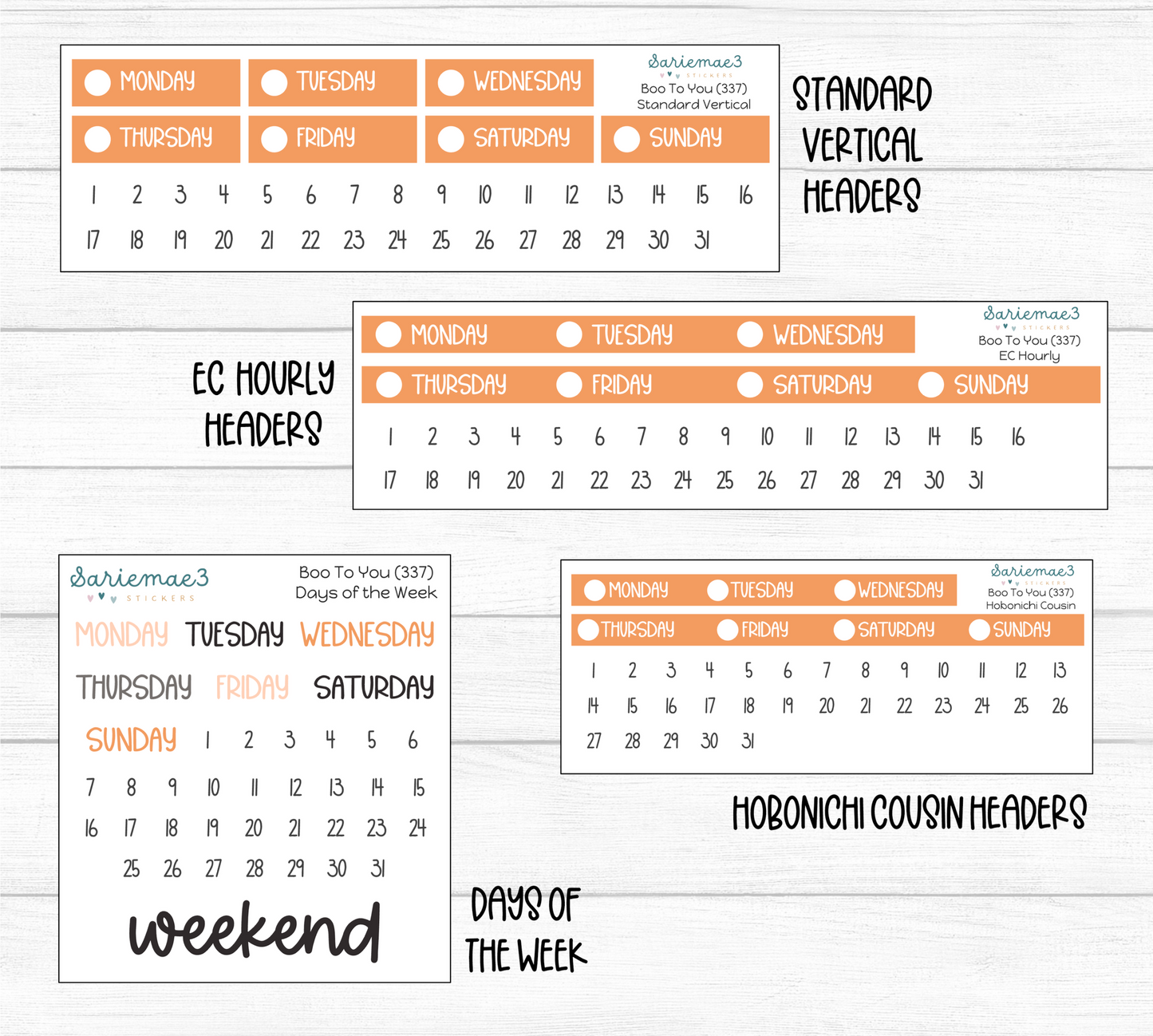 Weekly Kit Add Ons, Boo To You, Kit 337
